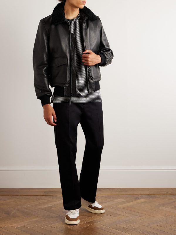 The Carter Shearling Bomber Jacket - OU The Carter Shearling Bomber Jacket - OU