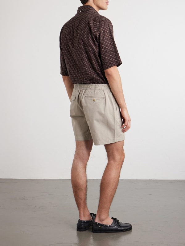 Stretch Cotton-Twill Shorts - BK Stretch Cotton-Twill Shorts - BK