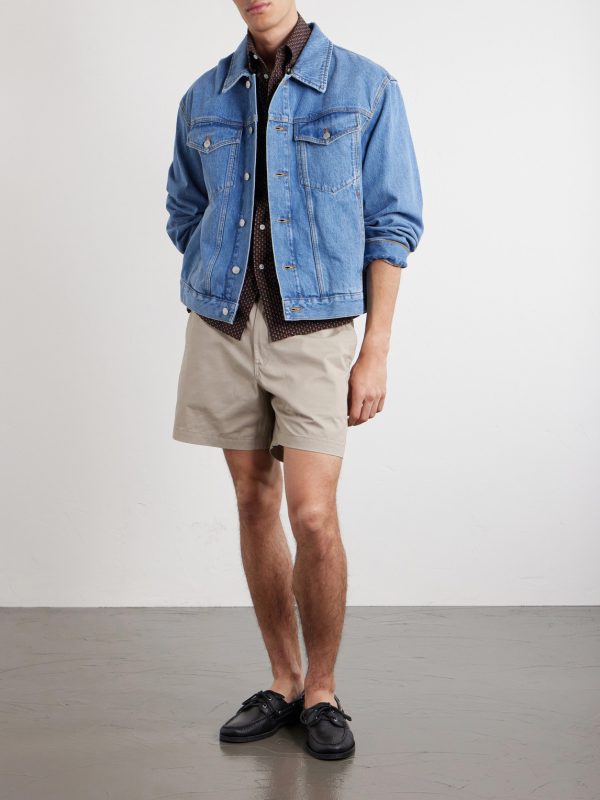 Stretch Cotton-Twill Shorts - OU Stretch Cotton-Twill Shorts - OU