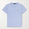 Slim-Fit Logo-Embroidered Mélange Pima Cotton-Jersey T-Shirt Slim-Fit Logo-Embroidered Mélange Pima Cotton-Jersey T-Shirt