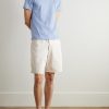 Slim-Fit Logo-Embroidered Mélange Pima Cotton-Jersey T-Shirt - OU Slim-Fit Logo-Embroidered Mélange Pima Cotton-Jersey T-Shirt - OU