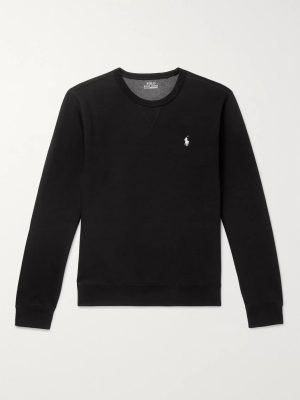 Logo-Embroidered Jersey Sweatshirt
