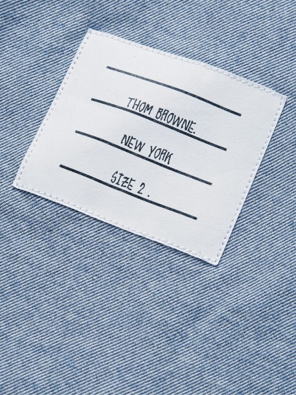 Button-Down Collar Striped Cotton-Flannel Shirt - E1 Button-Down Collar Striped Cotton-Flannel Shirt - E1
