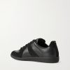 Replica Leather and Suede Sneakers - BK