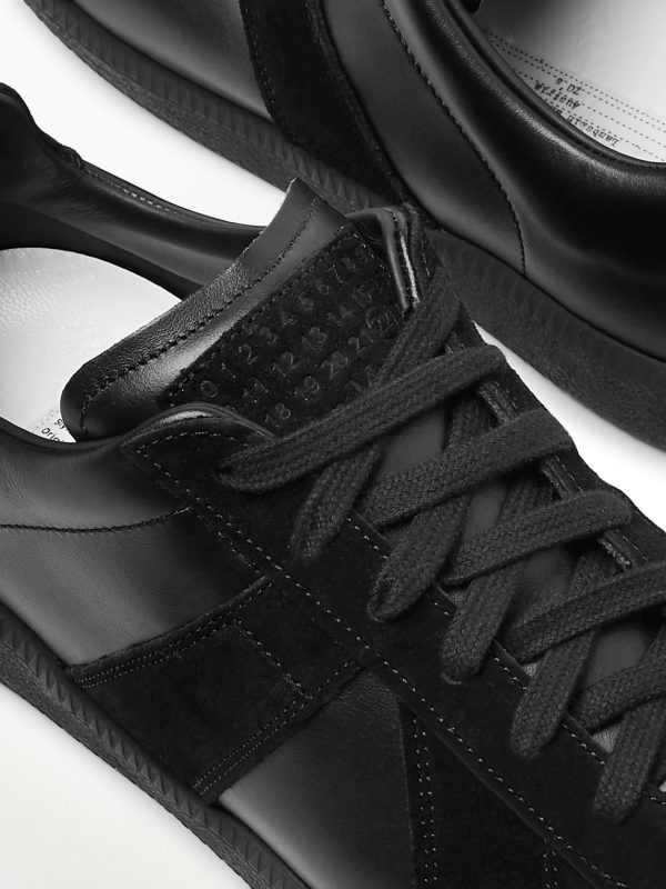 Replica Leather and Suede Sneakers - CU