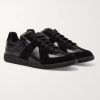 Replica Leather and Suede Sneakers - FR