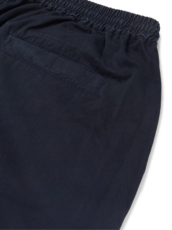 Tapered Cotton-Twill Drawstring Trousers - CU Tapered Cotton-Twill Drawstring Trousers - CU