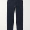 Tapered Cotton-Twill Drawstring Trousers Tapered Cotton-Twill Drawstring Trousers