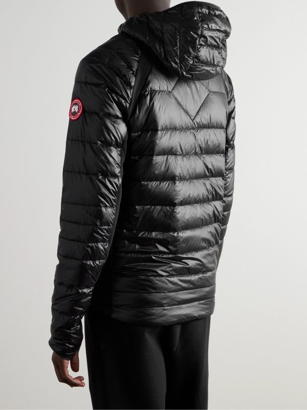 Hybridge Lite Slim-Fit Quilted Shell Hooded Down Jacket - BK Hybridge Lite Slim-Fit Quilted Shell Hooded Down Jacket - BK