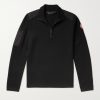 Stormont Slim-Fit CORDURA-Trimmed Merino Wool Half-Zip Sweater Stormont Slim-Fit CORDURA-Trimmed Merino Wool Half-Zip Sweater