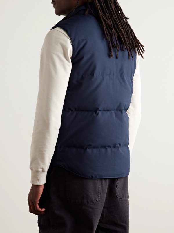 Slim-Fit Freestyle Crew Quilted Arctic Tech Down Gilet - BK Slim-Fit Freestyle Crew Quilted Arctic Tech Down Gilet - BK