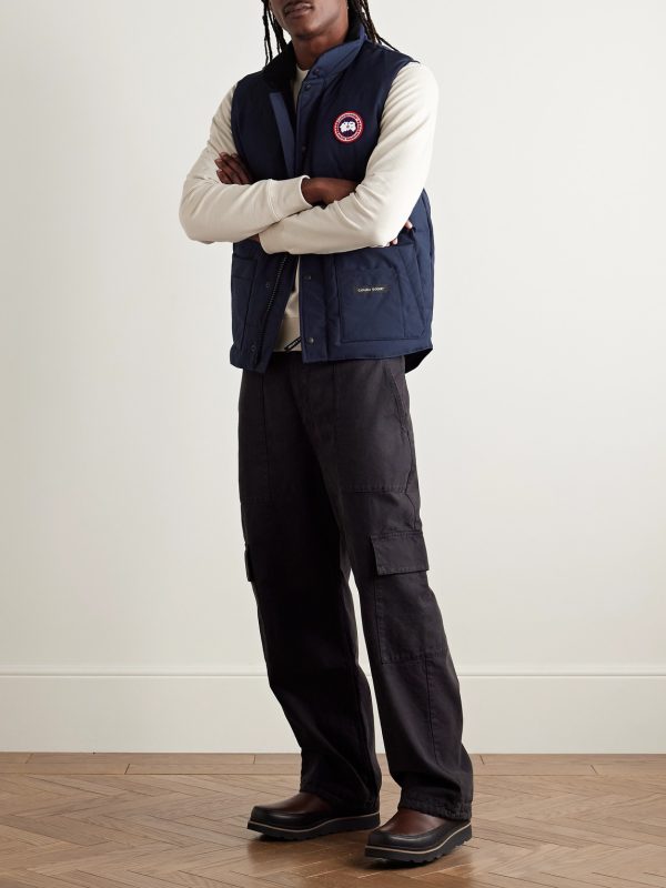Slim-Fit Freestyle Crew Quilted Arctic Tech Down Gilet - OU Slim-Fit Freestyle Crew Quilted Arctic Tech Down Gilet - OU