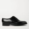 Chelsea Cap-Toe Burnished-Leather Oxford Shoes Chelsea Cap-Toe Burnished-Leather Oxford Shoes