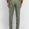 Tapered Pleated Linen Trousers - BK Tapered Pleated Linen Trousers - BK