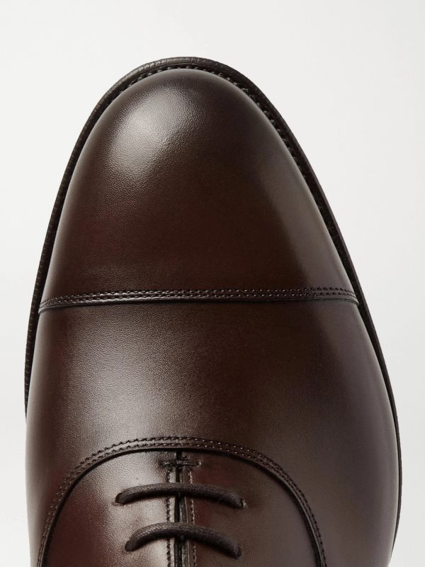 Chelsea Cap-Toe Burnished-Leather Oxford Shoes - CU Chelsea Cap-Toe Burnished-Leather Oxford Shoes - CU