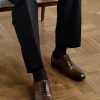 Chelsea Cap-Toe Burnished-Leather Oxford Shoes - OU Chelsea Cap-Toe Burnished-Leather Oxford Shoes - OU