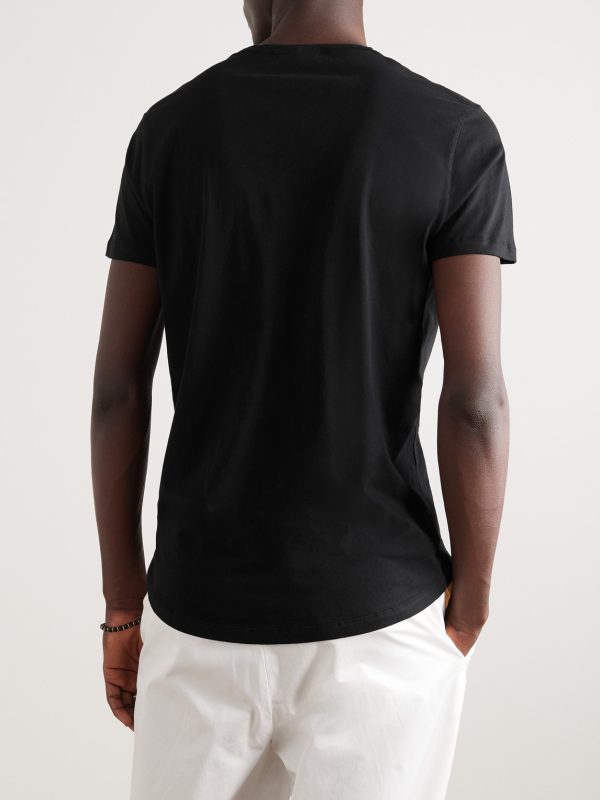 OB-T Slim-Fit Cotton-Jersey T-Shirt - BK