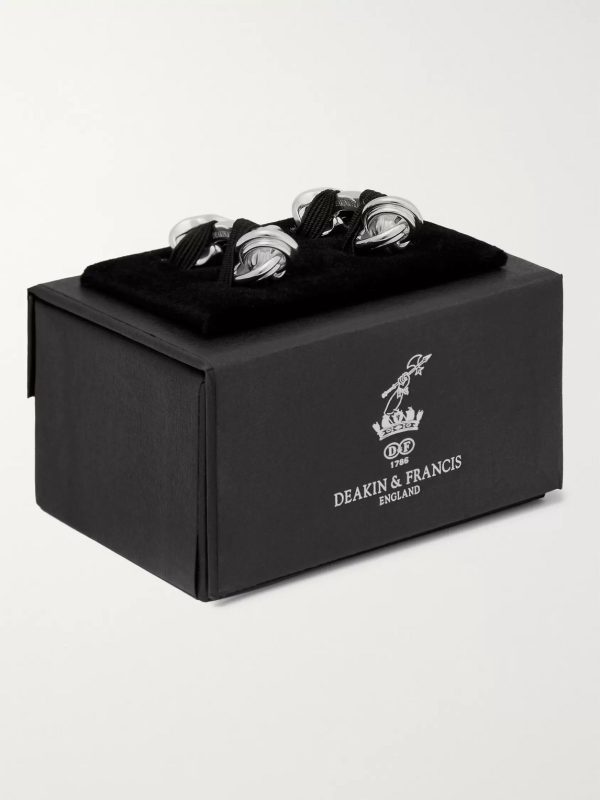 Knot Sterling Silver Cufflinks - E1