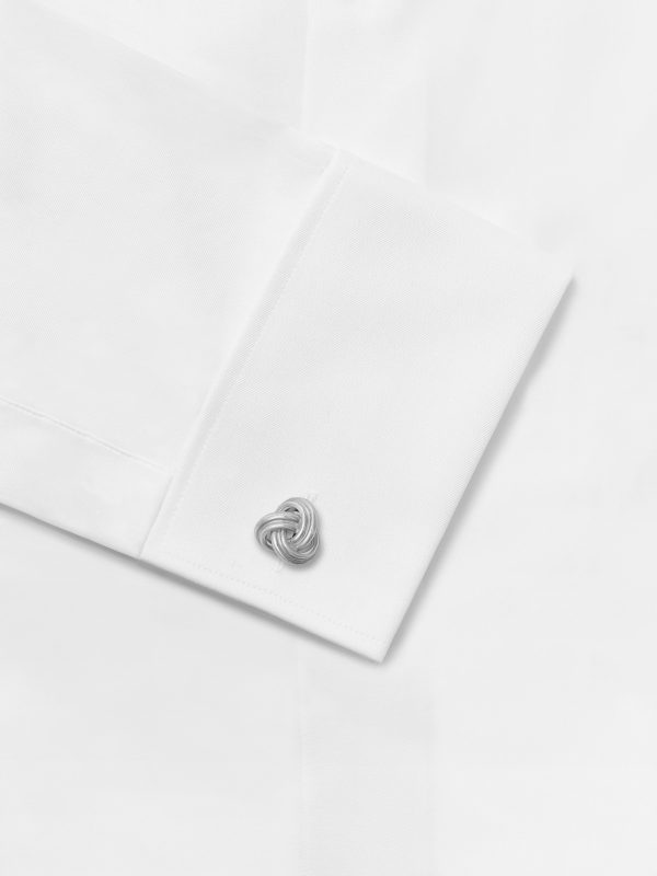 Knot Sterling Silver Cufflinks - E2