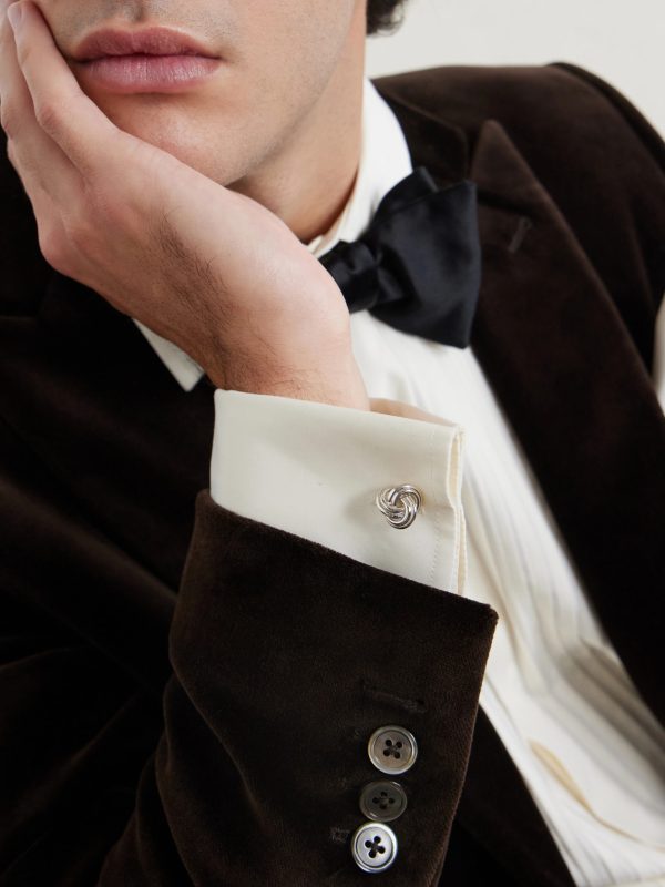 Knot Sterling Silver Cufflinks - OU