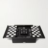 Sutton Carbon-Fibre Leather and Walnut Game Box - E1 Sutton Carbon-Fibre Leather and Walnut Game Box - E1