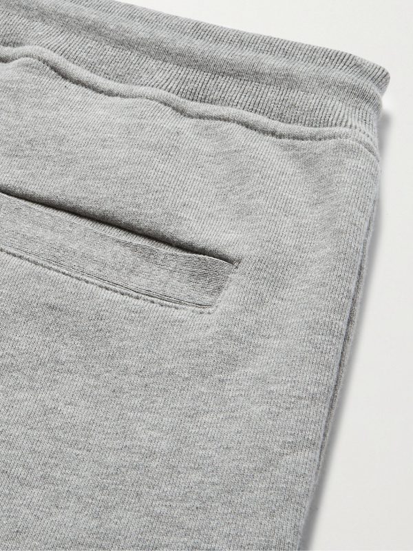 Tapered Striped Cotton-Jersey Sweatpants - CU Tapered Striped Cotton-Jersey Sweatpants - CU