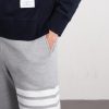 Striped Loopback Cotton-Jersey Shorts - CU Striped Loopback Cotton-Jersey Shorts - CU