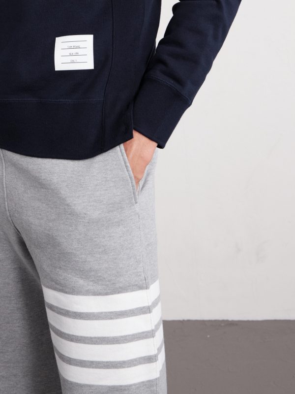 Striped Loopback Cotton-Jersey Shorts - CU Striped Loopback Cotton-Jersey Shorts - CU