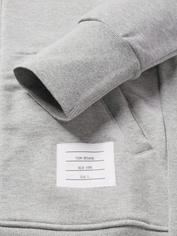 Striped Loopback Cotton-Jersey Zip-Up Hoodie - E1 Striped Loopback Cotton-Jersey Zip-Up Hoodie - E1