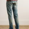 Ridgway Slim-Fit Distressed Selvedge Denim Jeans - BK Ridgway Slim-Fit Distressed Selvedge Denim Jeans - BK