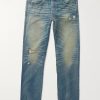 Ridgway Slim-Fit Distressed Selvedge Denim Jeans Ridgway Slim-Fit Distressed Selvedge Denim Jeans
