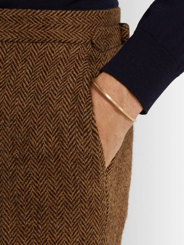 Le 17 Brushed 18-Karat Gold Cuff - FR Le 17 Brushed 18-Karat Gold Cuff - FR