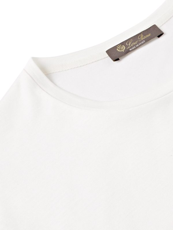 Slim-Fit Silk and Cotton-Blend Jersey T-Shirt - CU Slim-Fit Silk and Cotton-Blend Jersey T-Shirt - CU