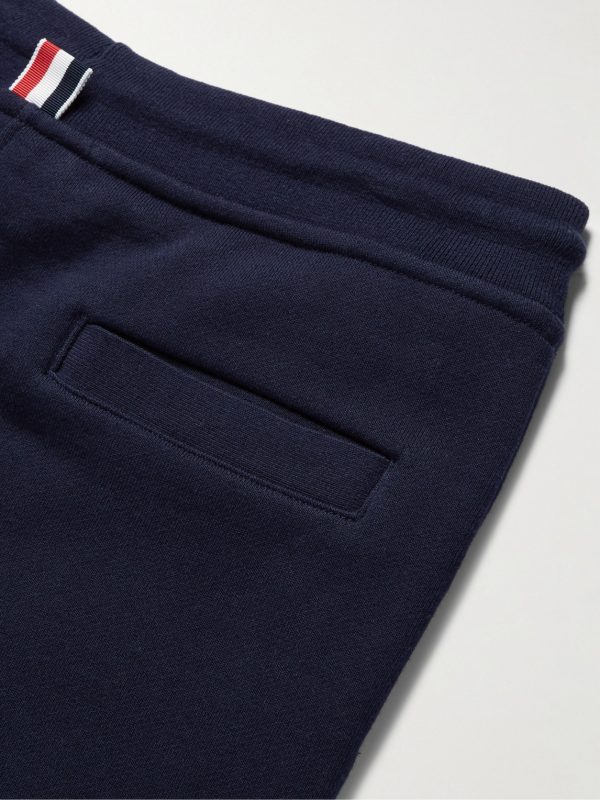 Tapered Striped Cotton-Jersey Sweatpants - CU Tapered Striped Cotton-Jersey Sweatpants - CU