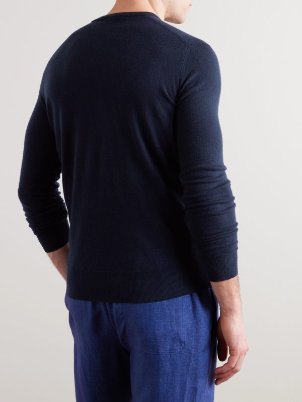 Slim-Fit Baby Cashmere Sweater - BK Slim-Fit Baby Cashmere Sweater - BK