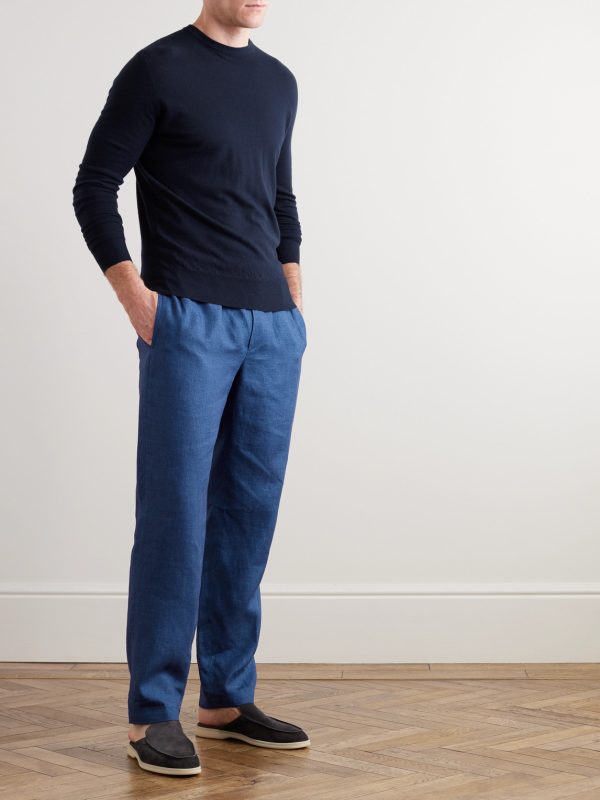 Slim-Fit Baby Cashmere Sweater - OU Slim-Fit Baby Cashmere Sweater - OU