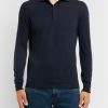 Slim-Fit Baby Cashmere Polo Shirt - FR
