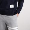 Slim-Fit Striped Loopback Cotton-Jersey Sweatshirt - CU Slim-Fit Striped Loopback Cotton-Jersey Sweatshirt - CU