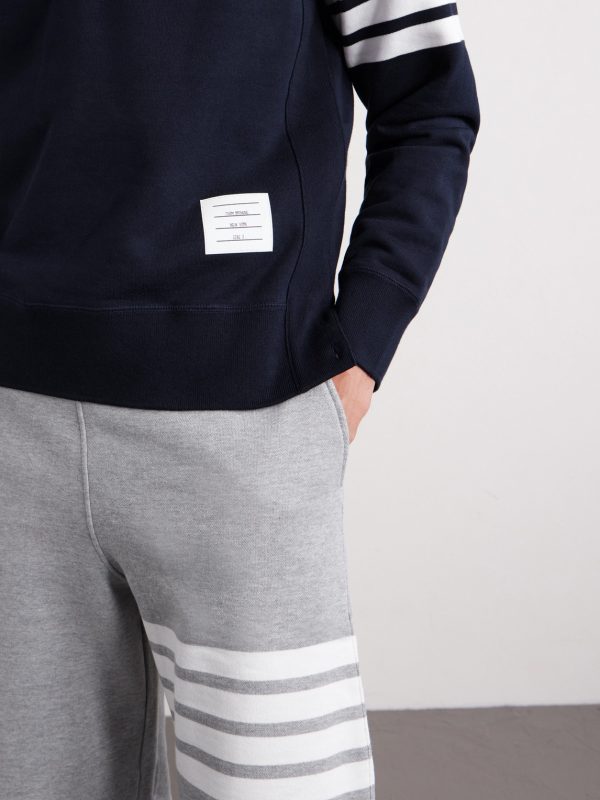 Slim-Fit Striped Loopback Cotton-Jersey Sweatshirt - CU Slim-Fit Striped Loopback Cotton-Jersey Sweatshirt - CU