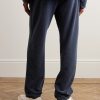 Straight-Leg Supima Cotton-Jersey Sweatpants - BK Straight-Leg Supima Cotton-Jersey Sweatpants - BK