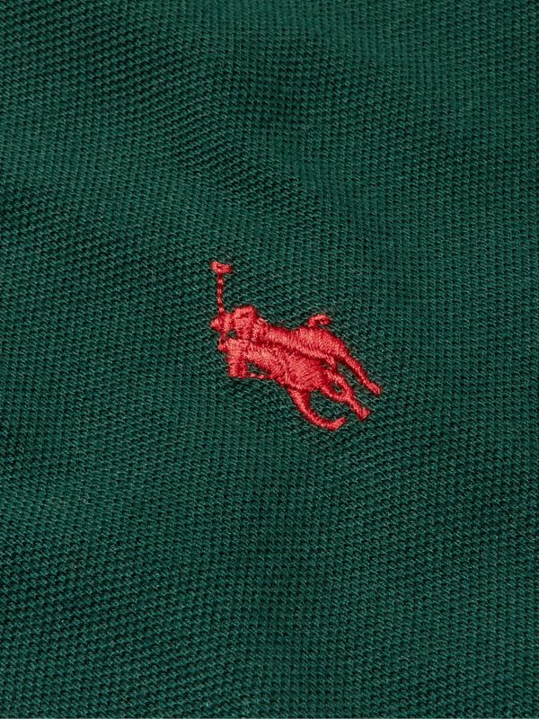 Slim-Fit Logo-Embroidered Cotton-Piqué Polo Shirt - E1 Slim-Fit Logo-Embroidered Cotton-Piqué Polo Shirt - E1
