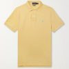 Slim-Fit Logo-Embroidered Cotton-Piqué Polo Shirt