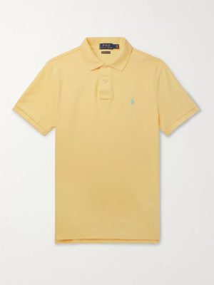 Slim-Fit Logo-Embroidered Cotton-Piqué Polo Shirt Slim-Fit Logo-Embroidered Cotton-Piqué Polo Shirt
