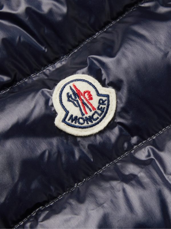 Slim-Fit Logo-Appliquéd Quilted Shell Down Gilet - E1 Slim-Fit Logo-Appliquéd Quilted Shell Down Gilet - E1
