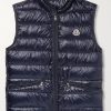 Slim-Fit Logo-Appliquéd Quilted Shell Down Gilet Slim-Fit Logo-Appliquéd Quilted Shell Down Gilet