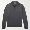 Tapton Slim-Fit Merino Wool Half-Zip Sweater Tapton Slim-Fit Merino Wool Half-Zip Sweater