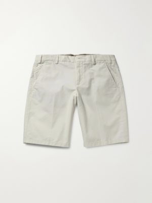 Stretch-Cotton Bermuda Shorts