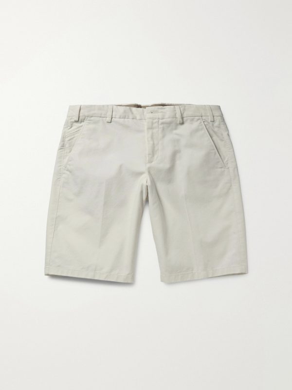 Stretch-Cotton Bermuda Shorts Stretch-Cotton Bermuda Shorts