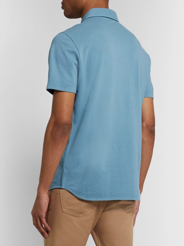 Cotton-Piqué Polo Shirt - BK Cotton-Piqué Polo Shirt - BK