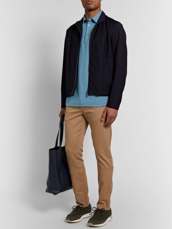 Cotton-Piqué Polo Shirt - OU Cotton-Piqué Polo Shirt - OU